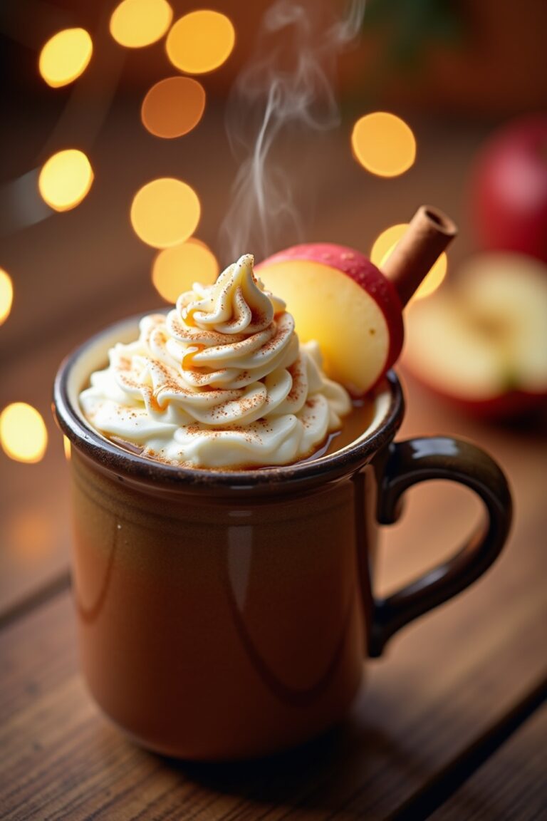 Hot Spiced Caramel Apple Cider